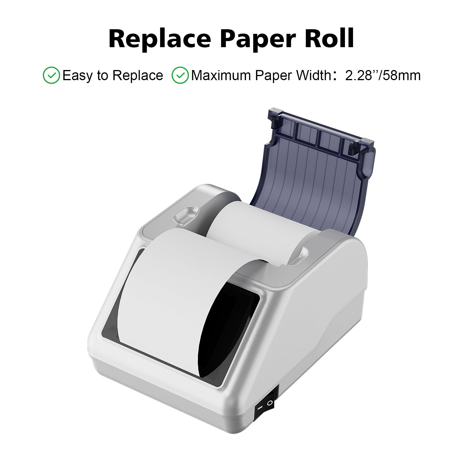 LOLARAN Thermal Printer for Money Counter Mixed Denomination,