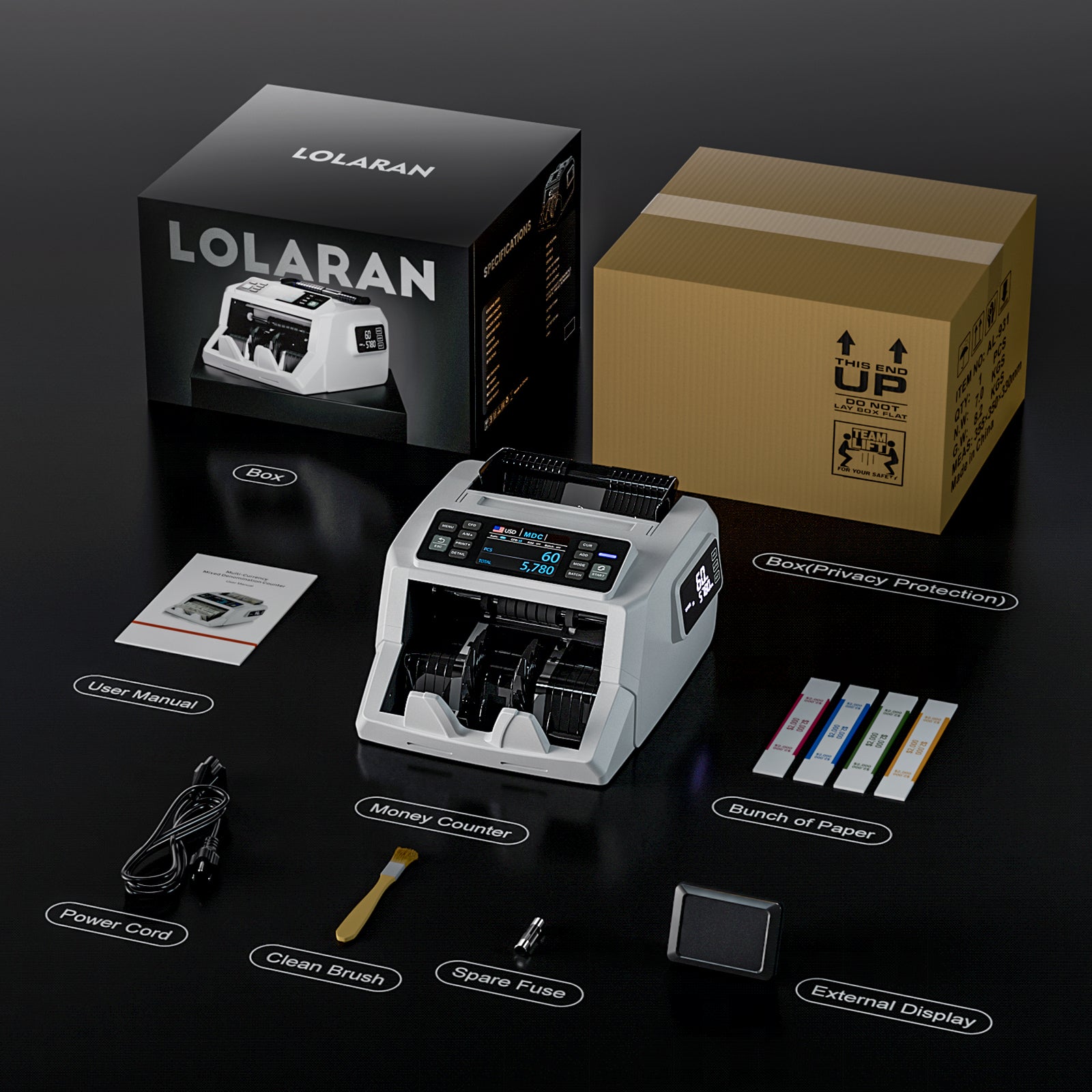 LOLARAN N71 Money Counter Machine